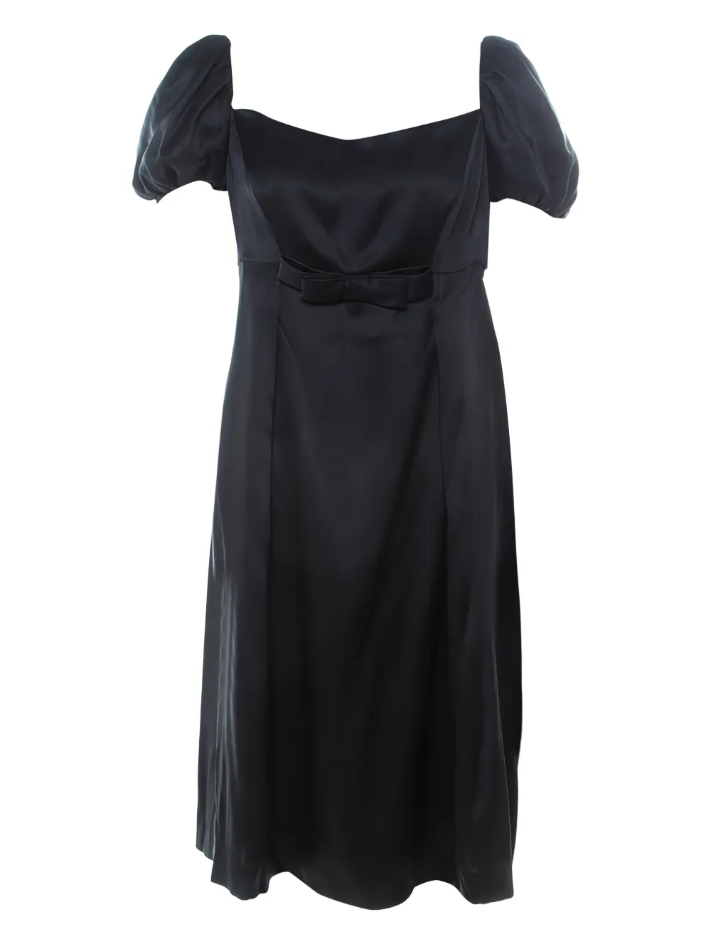 Issa Abito midi con maniche a palloncino Pre-owned - Nero