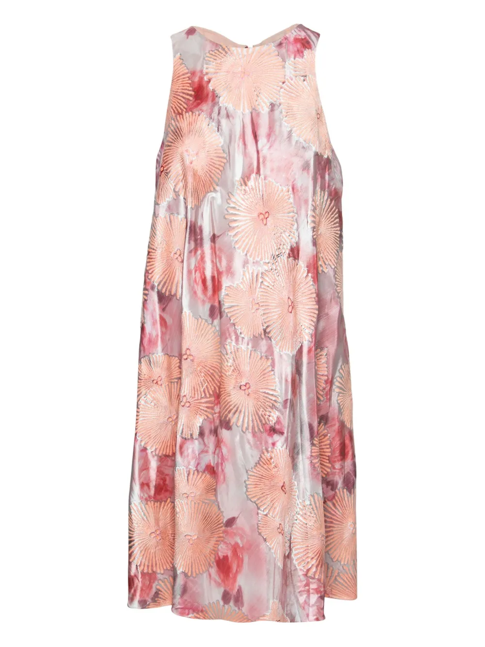 Giorgio Armani Pre-Owned Abito a fiori plissettato - Rosa