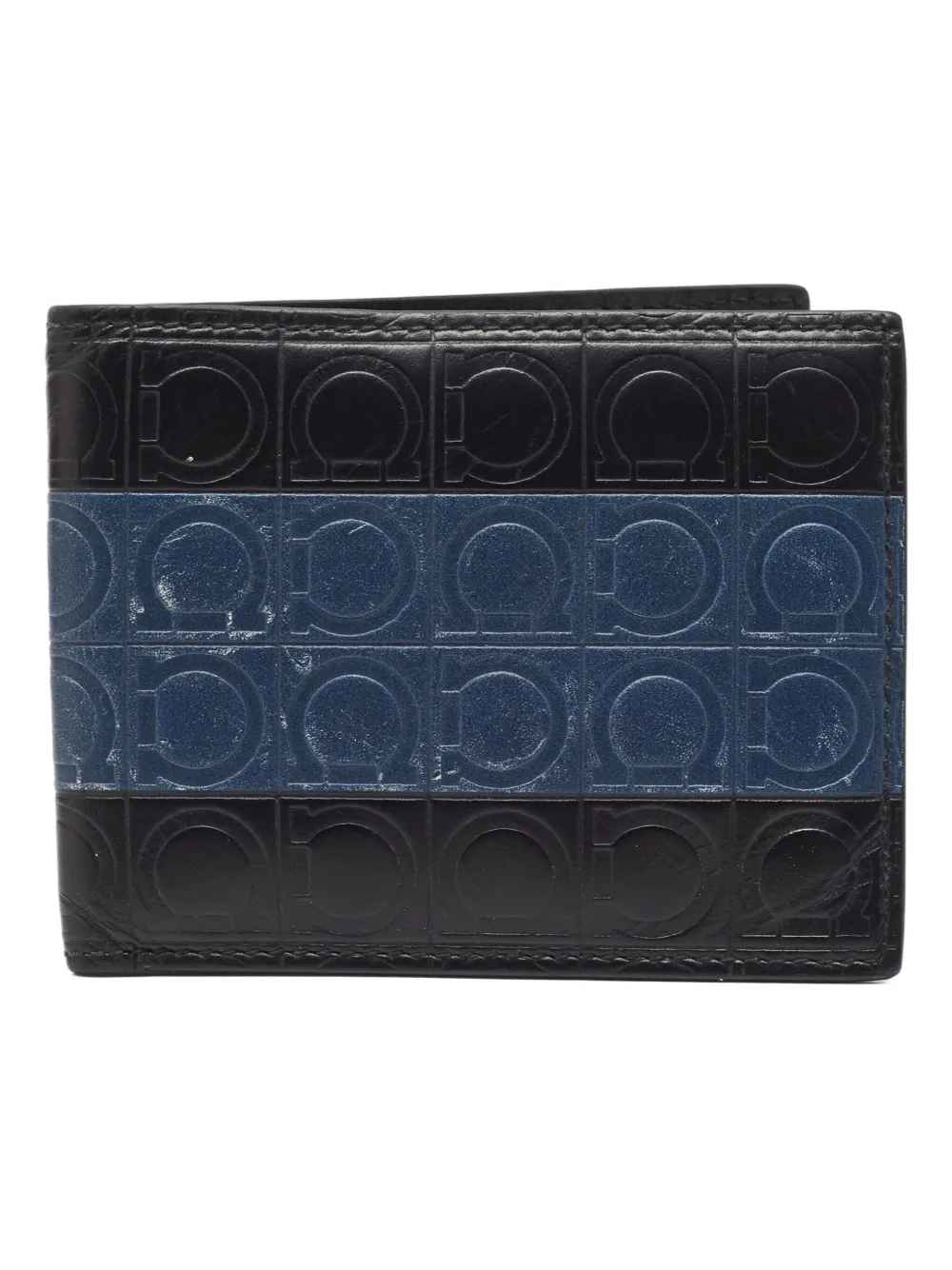Ferragamo Pre-Owned 2024 embossed bi-fold wallet | Black | Image 1