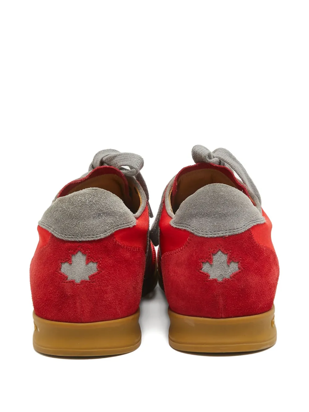 DSQUARED2 Suede Stripe Sneakers | Red | FARFETCH