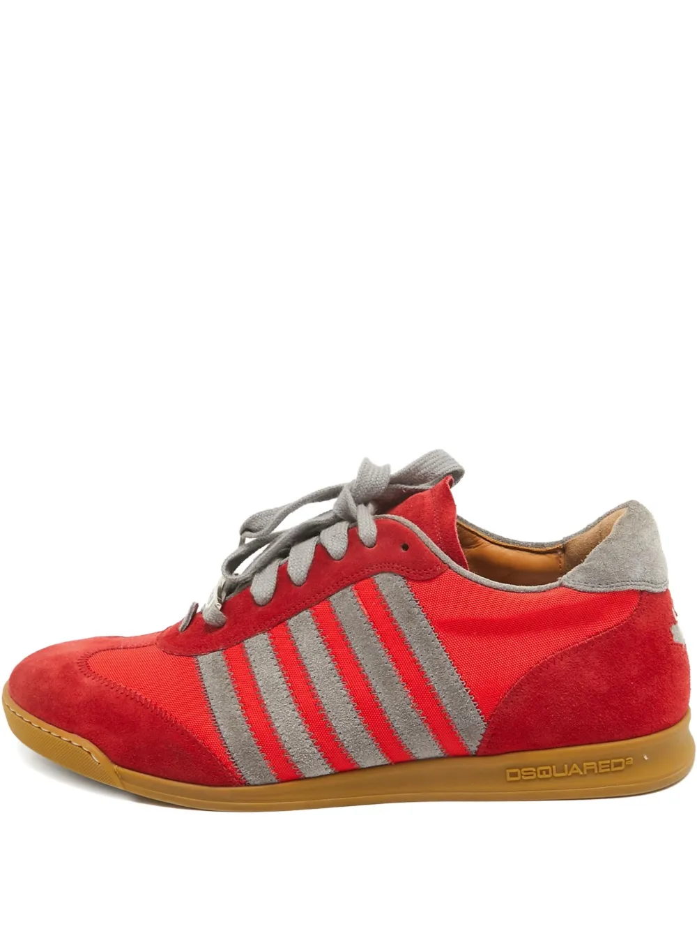 DSQUARED2 suede stripe sneakers | Red | Image 1