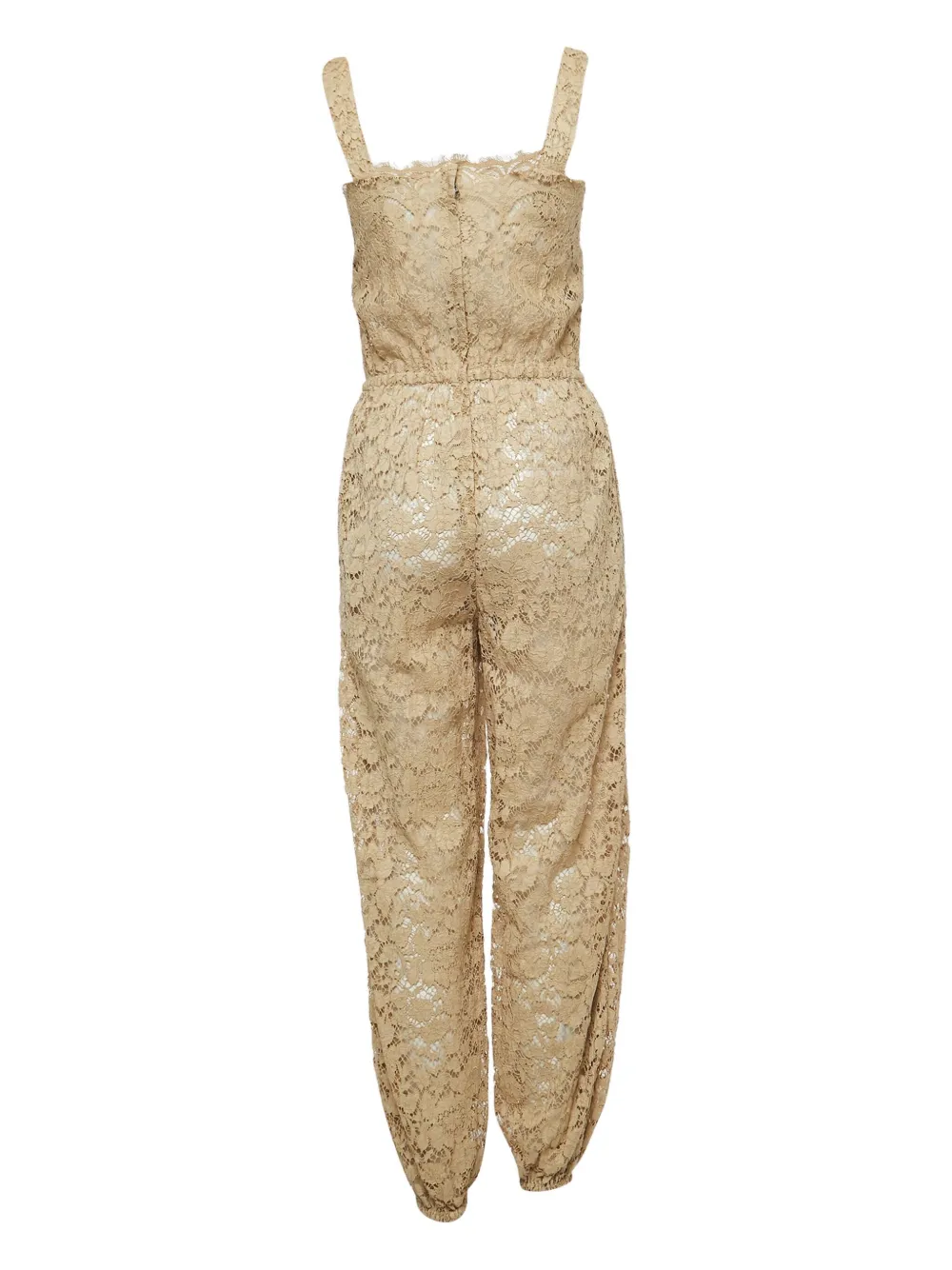 Dolce & Gabbana Pre-Owned sleeveless lace jumpsuit | Neutrals | Image 1
