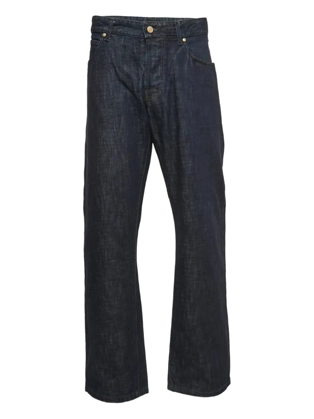 Giorgio Armani Pre-Owned 2023 logo-patch jeans | Blue | Image 1