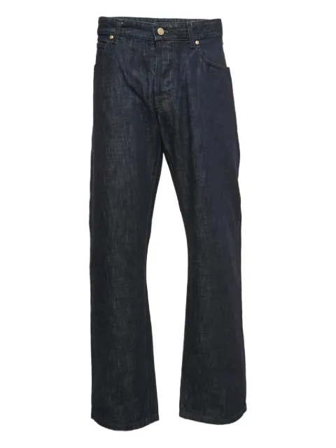 Giorgio Armani Pre-Owned 2023 logo-patch jeans 