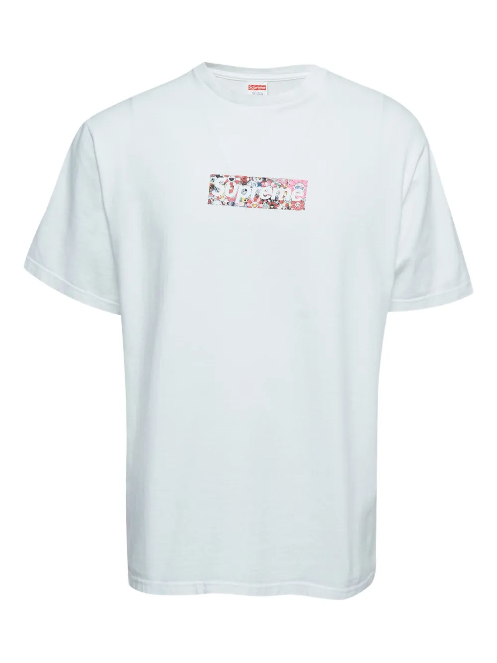 Supreme playera COVID-19 Relief de archivo en algodón en colaboración con Takashi Murakami | blanco | Image 1
