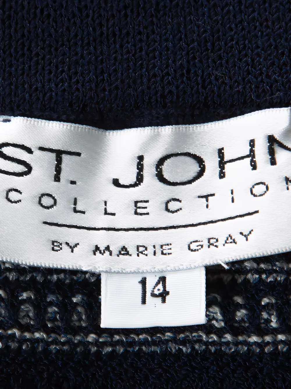 ST JOHN Pre-owned Striped Skirt In Blue