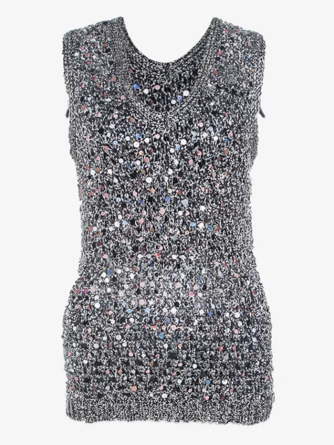 Zac Posen haut sans manches pre-owned à sequins