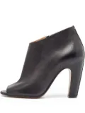 Maison Martin Margiela Pre-Owned 100mm peep-toe boots - Black