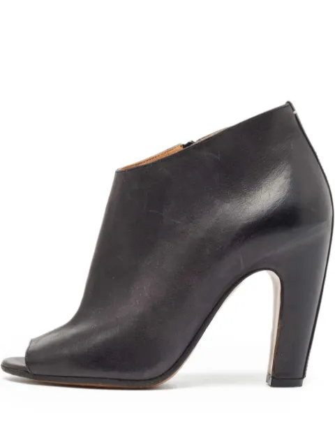 Maison Martin Margiela Pre-Owned 100mm peep-toe boots