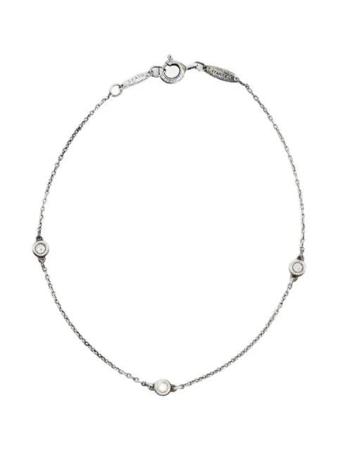 Tiffany & Co. Pre-Owned sterling -silver Yard diamond station bracelet