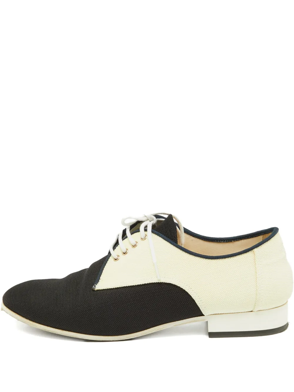 CHANEL Pre-Owned two-tone Derby shoes | White | Image 1