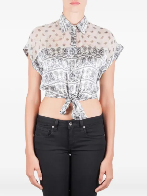 Pierre Balmain pre-owned paisley-print top
