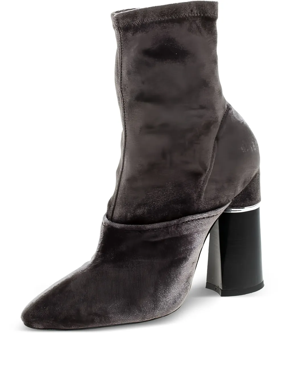 3.1 Phillip Lim pointed-toe block-heel boots - Grijs