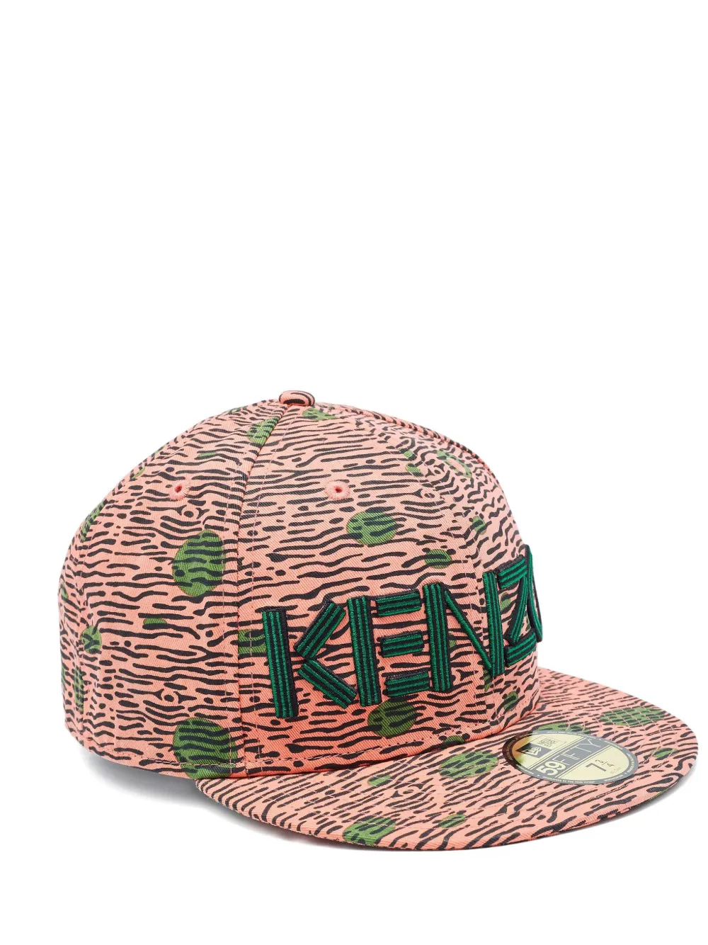 logo-embroidered cap