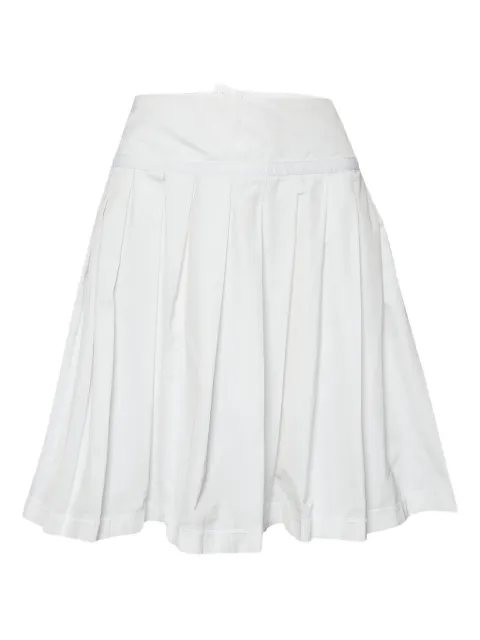 D&G jupe en coton à design plissé