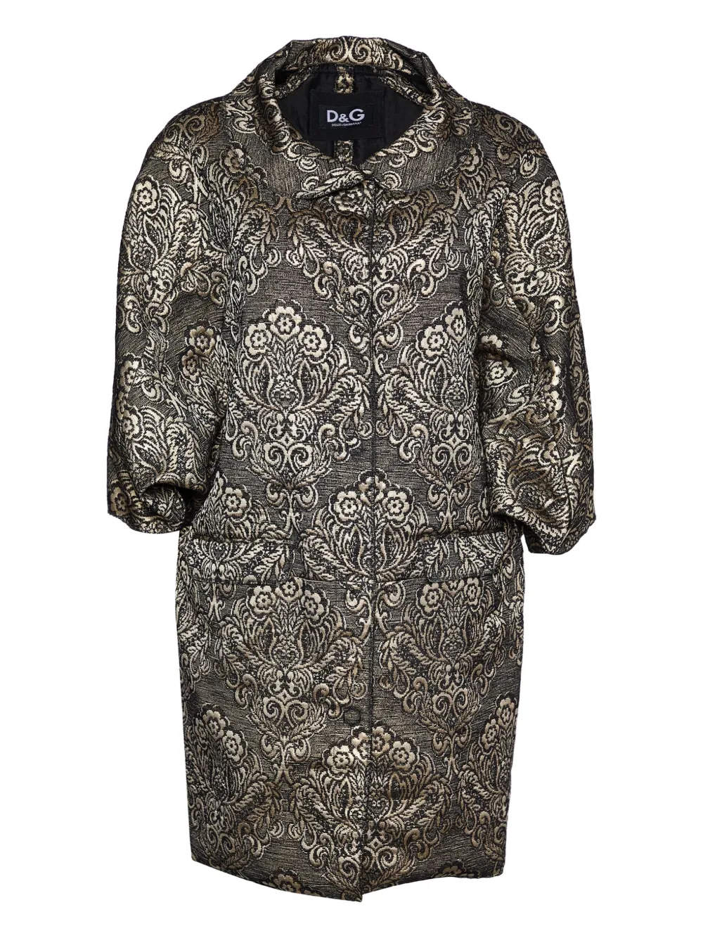 Dolce & Gabbana Pre-Owned brocade coat | Brown | Image 1