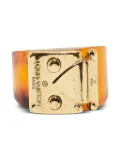 Louis Vuitton Pre-Owned logo-engraved ring - Gold