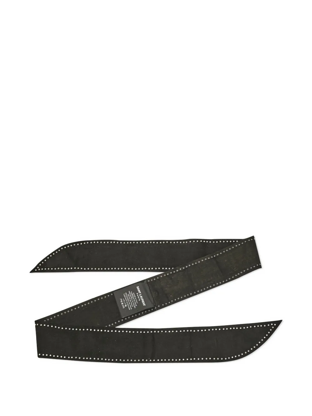 Saint Laurent Pre-Owned studded suede scarf | Image 2