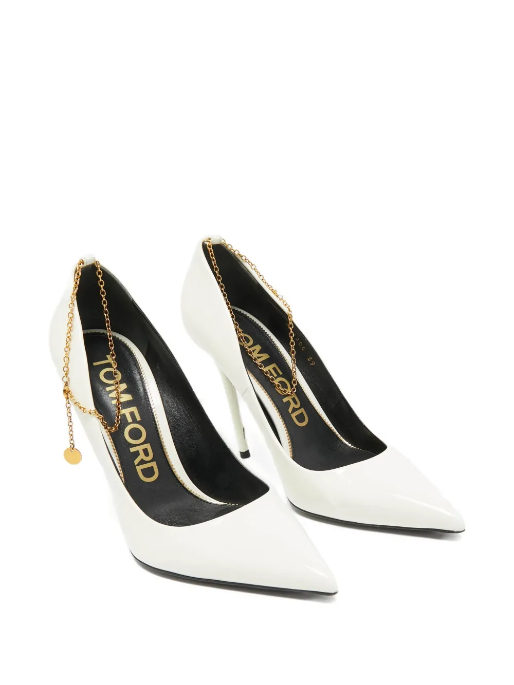 Tom Ford Vintage 115 mm leren pumps met hak - Wit