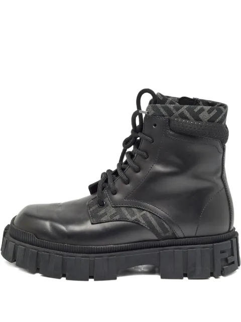 Fendi Pre-Owned bottines à motif monogrammé