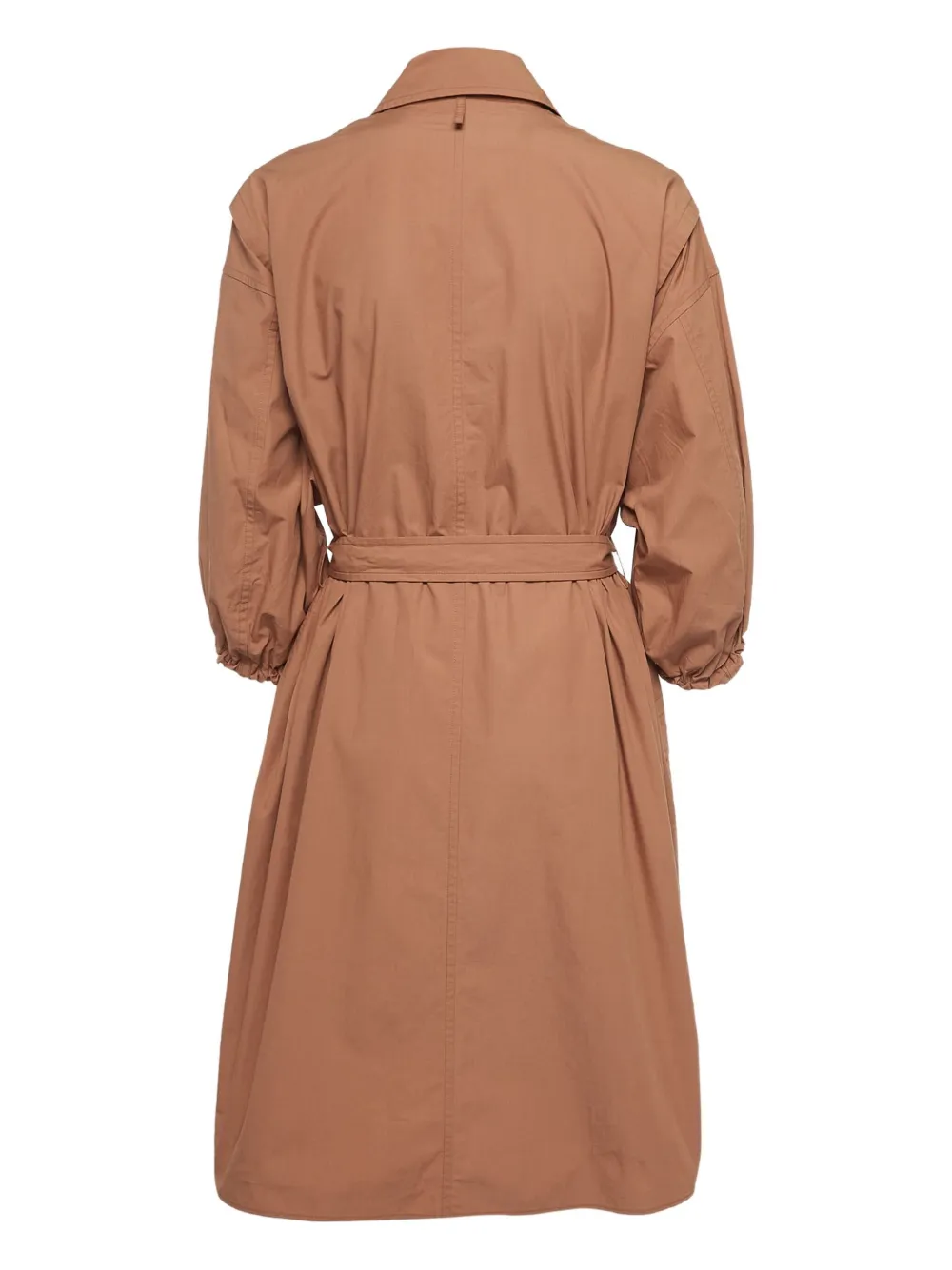 Hermès Pre-Owned Midi-jurk met ceintuur - Bruin