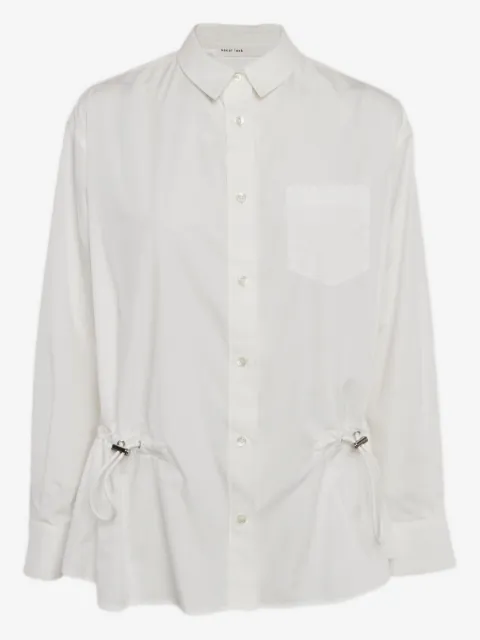sacai drawstring-detailing blouse