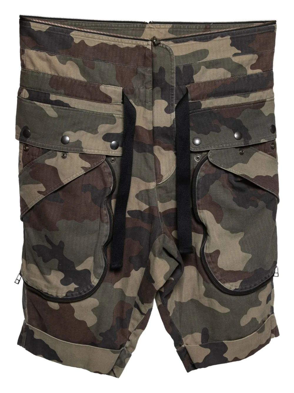 Faith Connexion camouflage cargo shorts | Green | Image 1