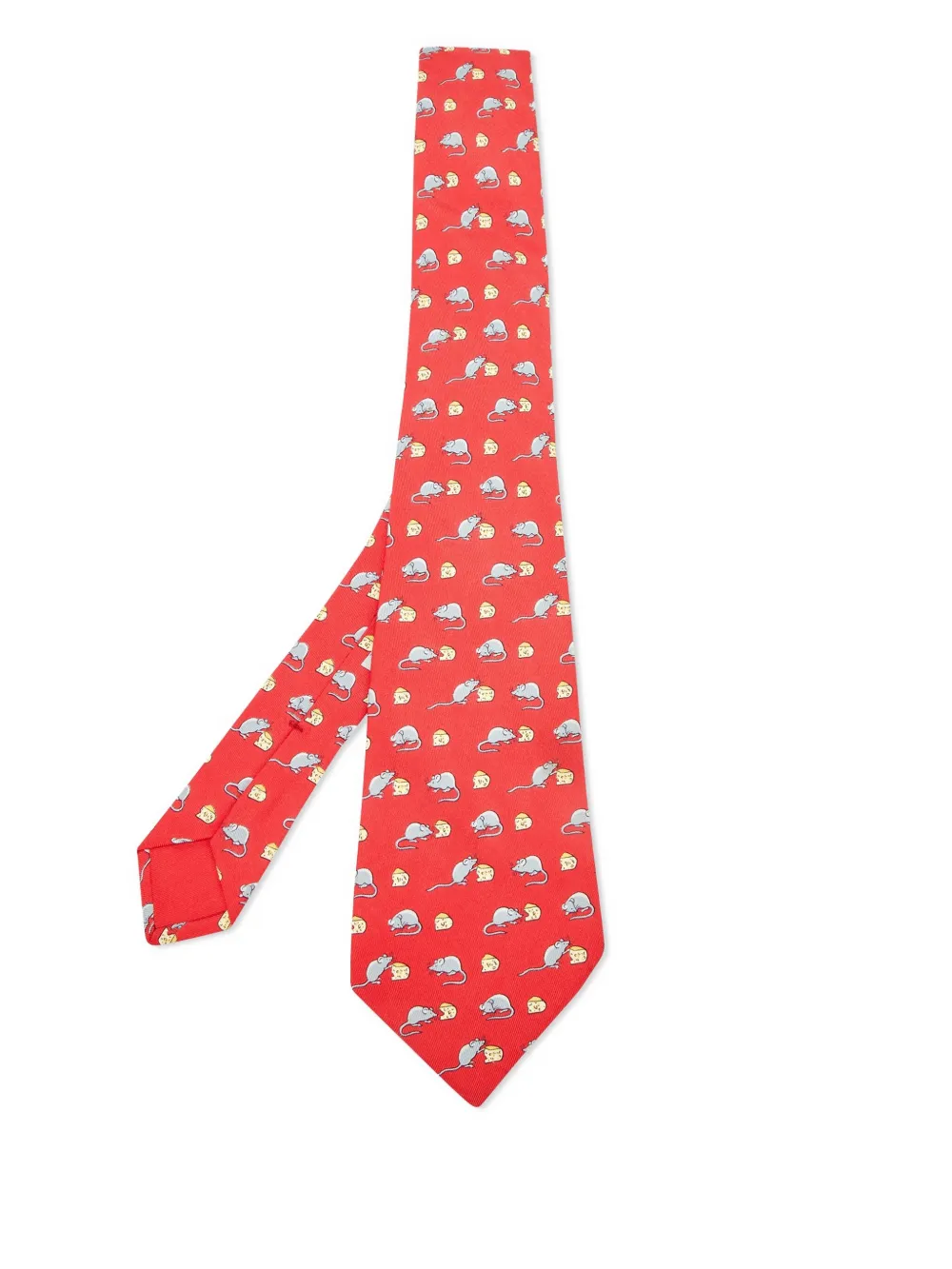 Hermès Pre-Owned silk tie | Red | Image 1