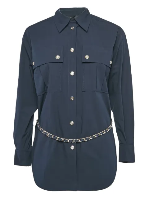 Maje chain-embellished shirt