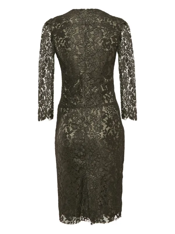 knee length dresses for ladies Joseph Ribkoff Lace Bodice Dress