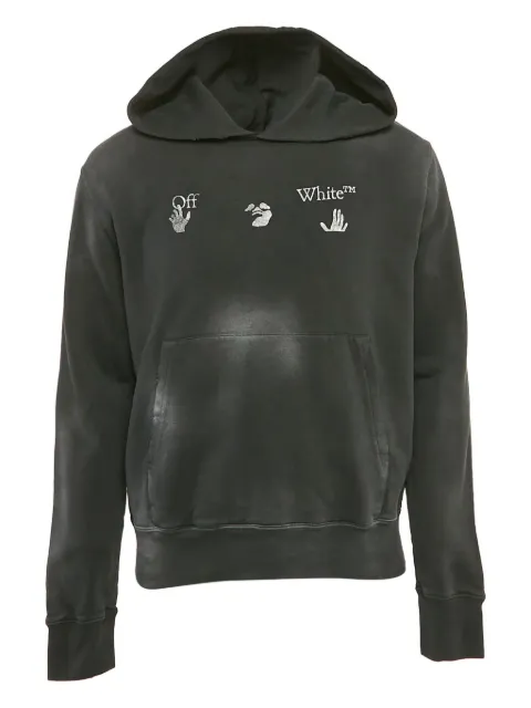 Off-White Pre-Owned faded cotton hoodie