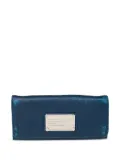 Marc By Marc Jacobs logo-plate wallet - Blue