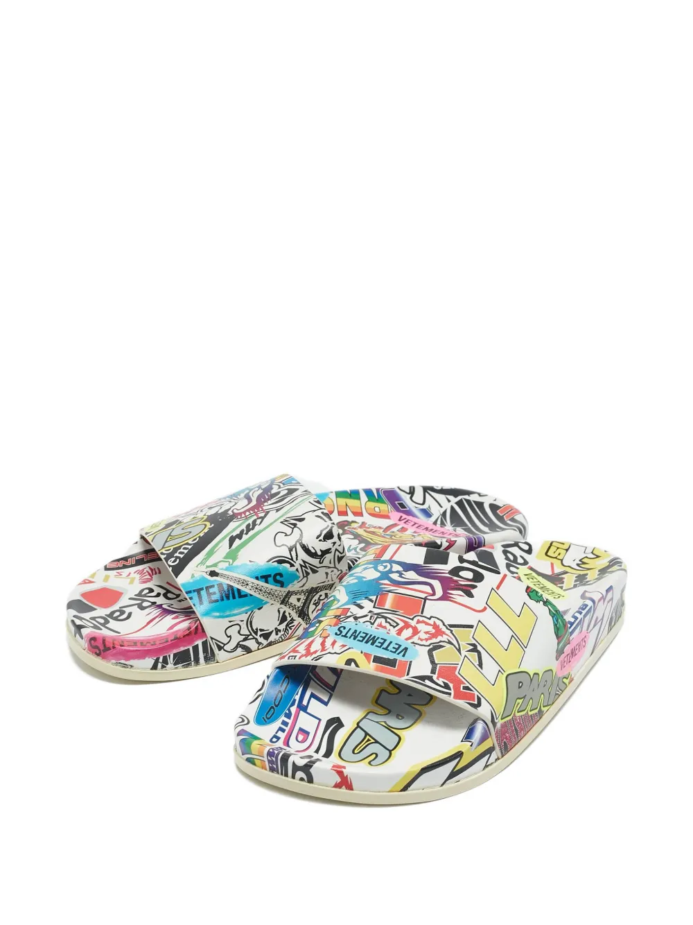 VETEMENTS flip flops con estampado gráfico | Estilos de archivo | Image 2