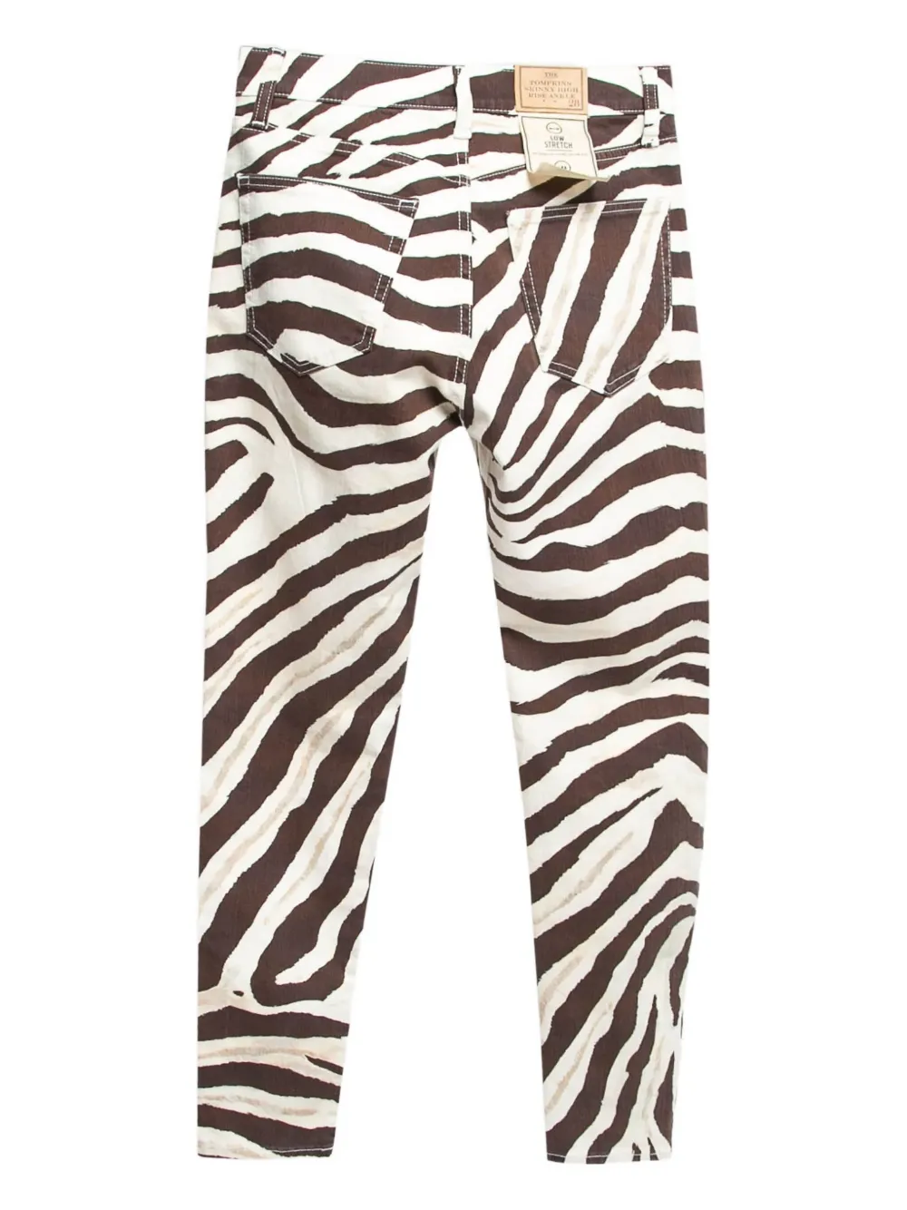 Polo Ralph Lauren Vintage Jeans met zebraprint - Wit