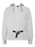 Louis Vuitton Pre-Owned Monogram-belt jacket - White