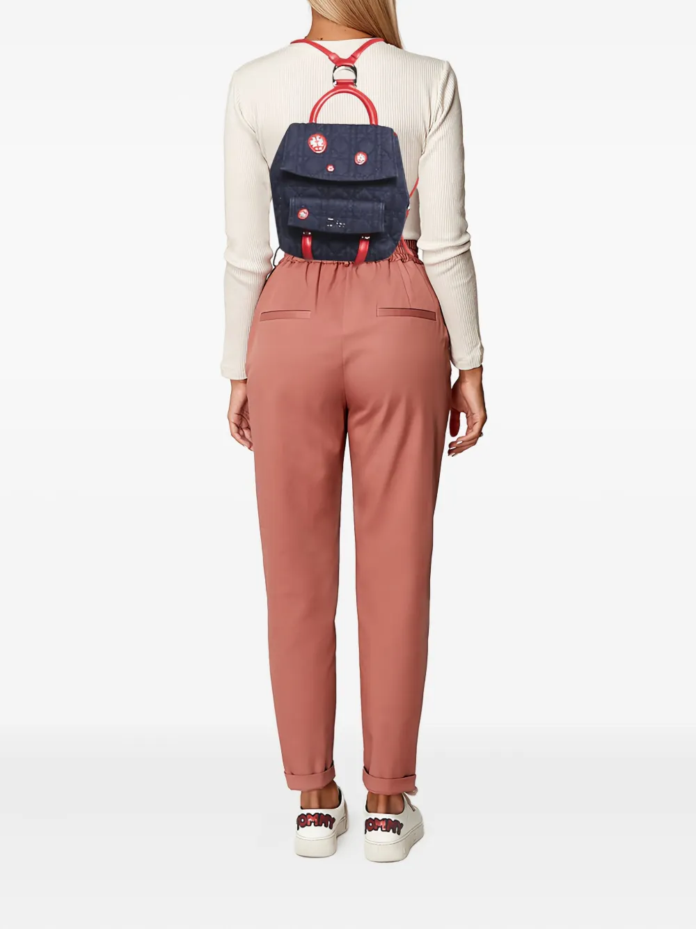 Christian Dior Pre-Owned quilted ladybug-appliqué backpack | Pre-Owned | Image 2