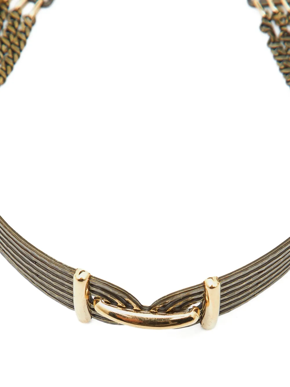Lanvin Pre-Owned chain-detail choke necklace | Image 2
