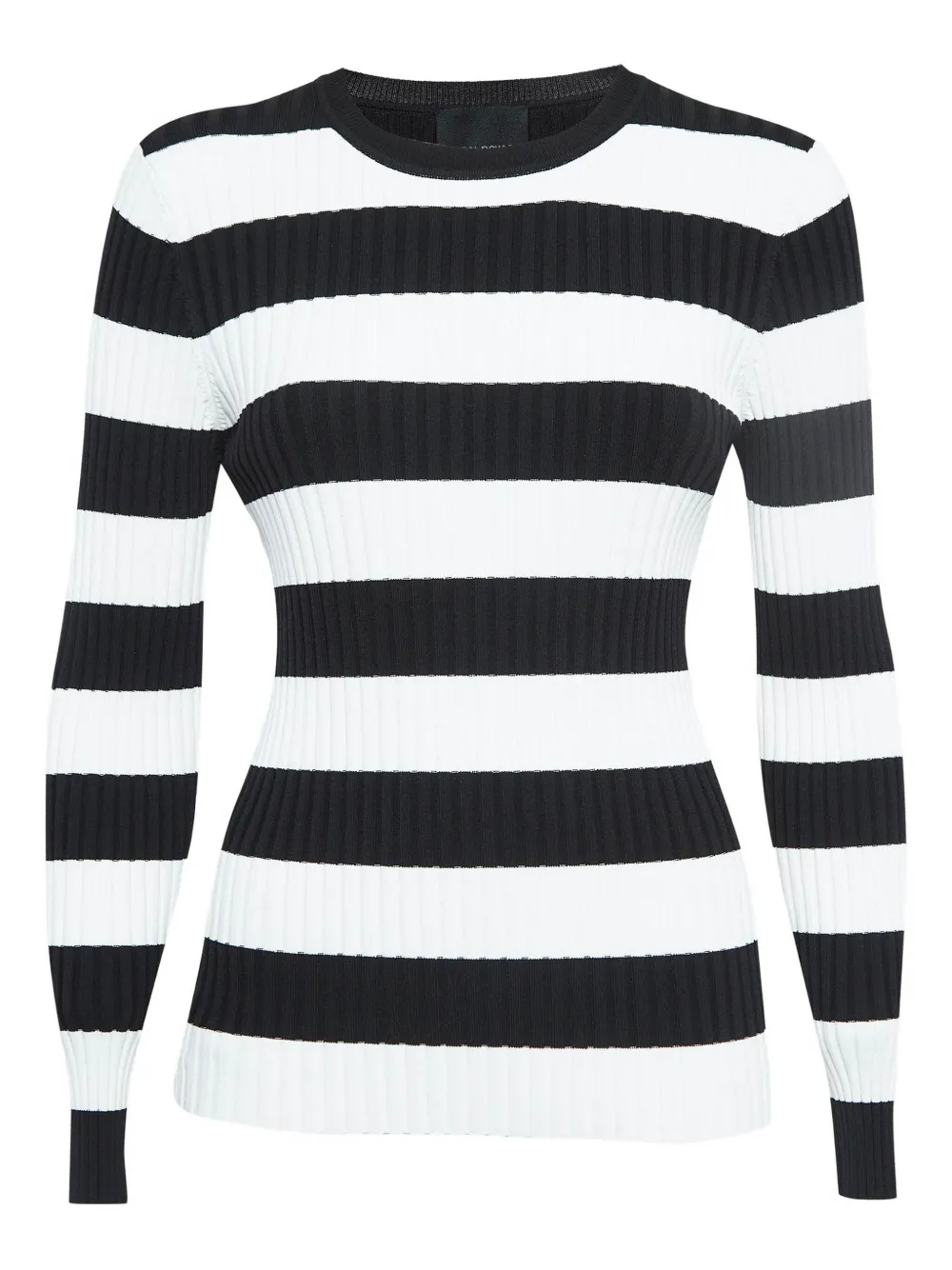 Cynthia Rowley  ribbed stripe sweater | Black | Image 1