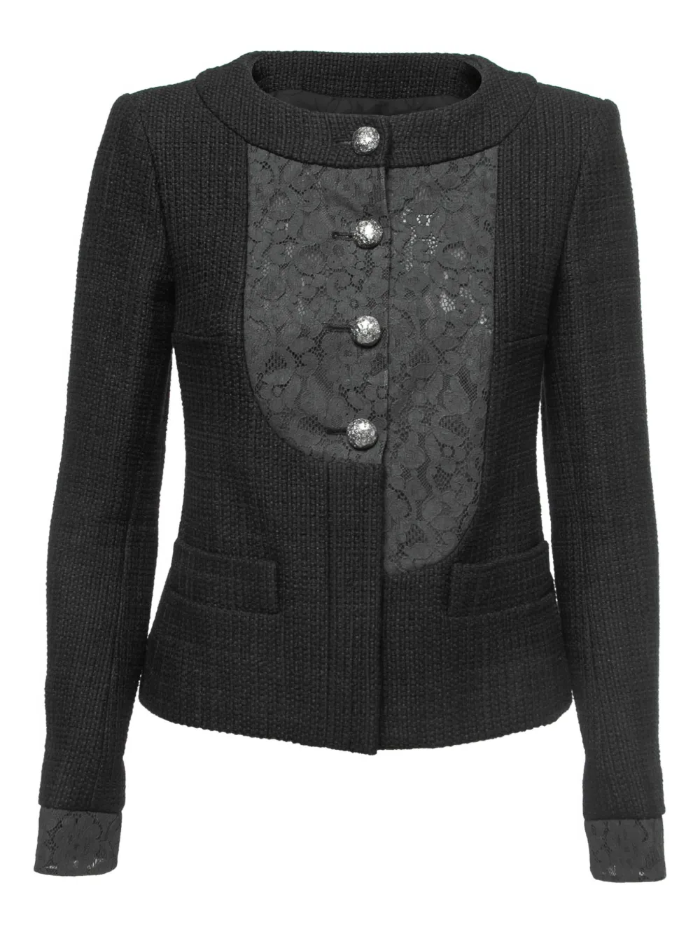 CHANEL Pre-Owned 2024 tweed jacket | Black | Image 1
