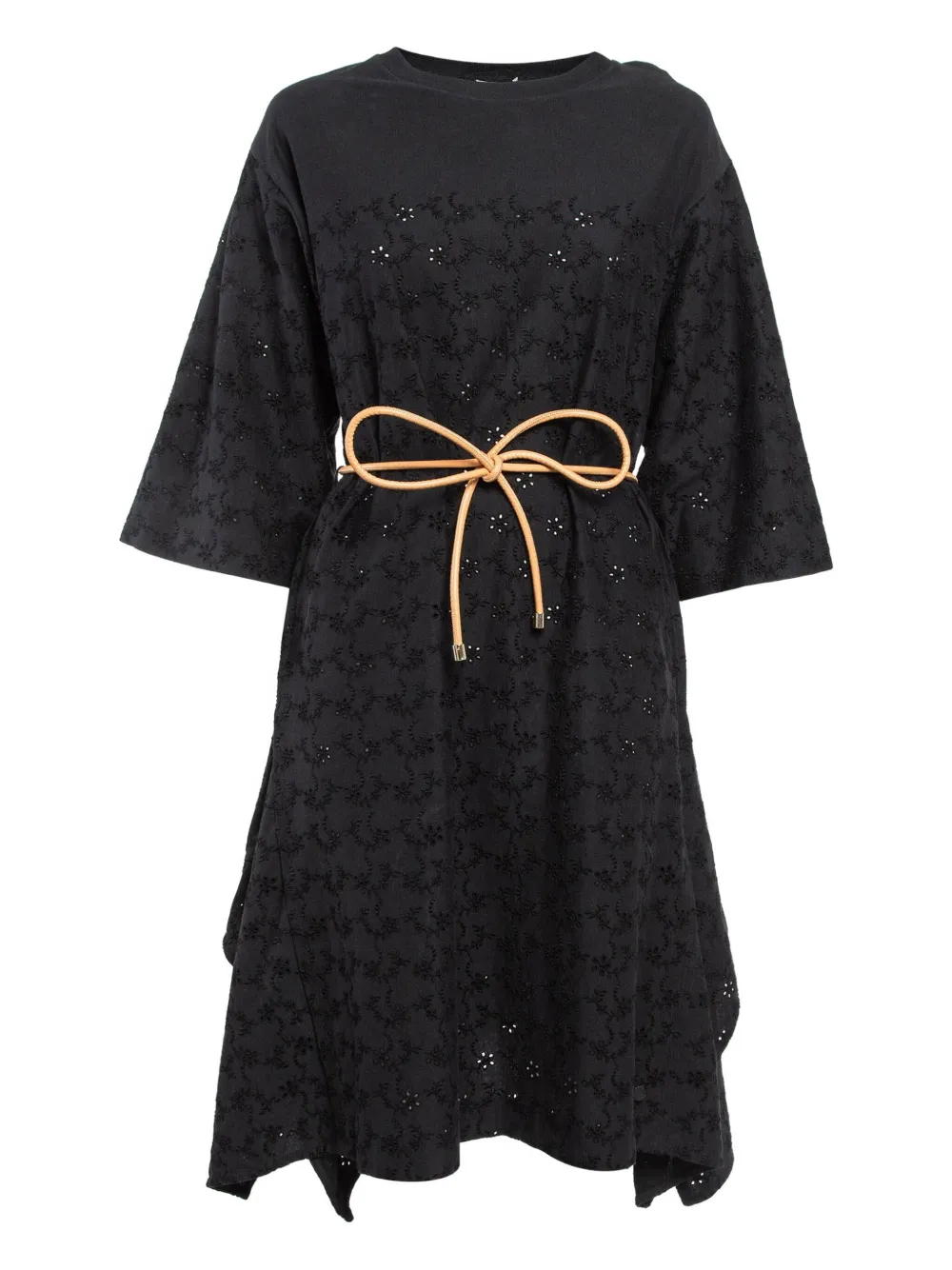 Moncler Vintage 2024 broderie-anglaise dress | Black | Image 1