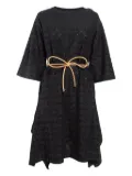 Moncler Vintage 2024 broderie-anglaise dress - Black
