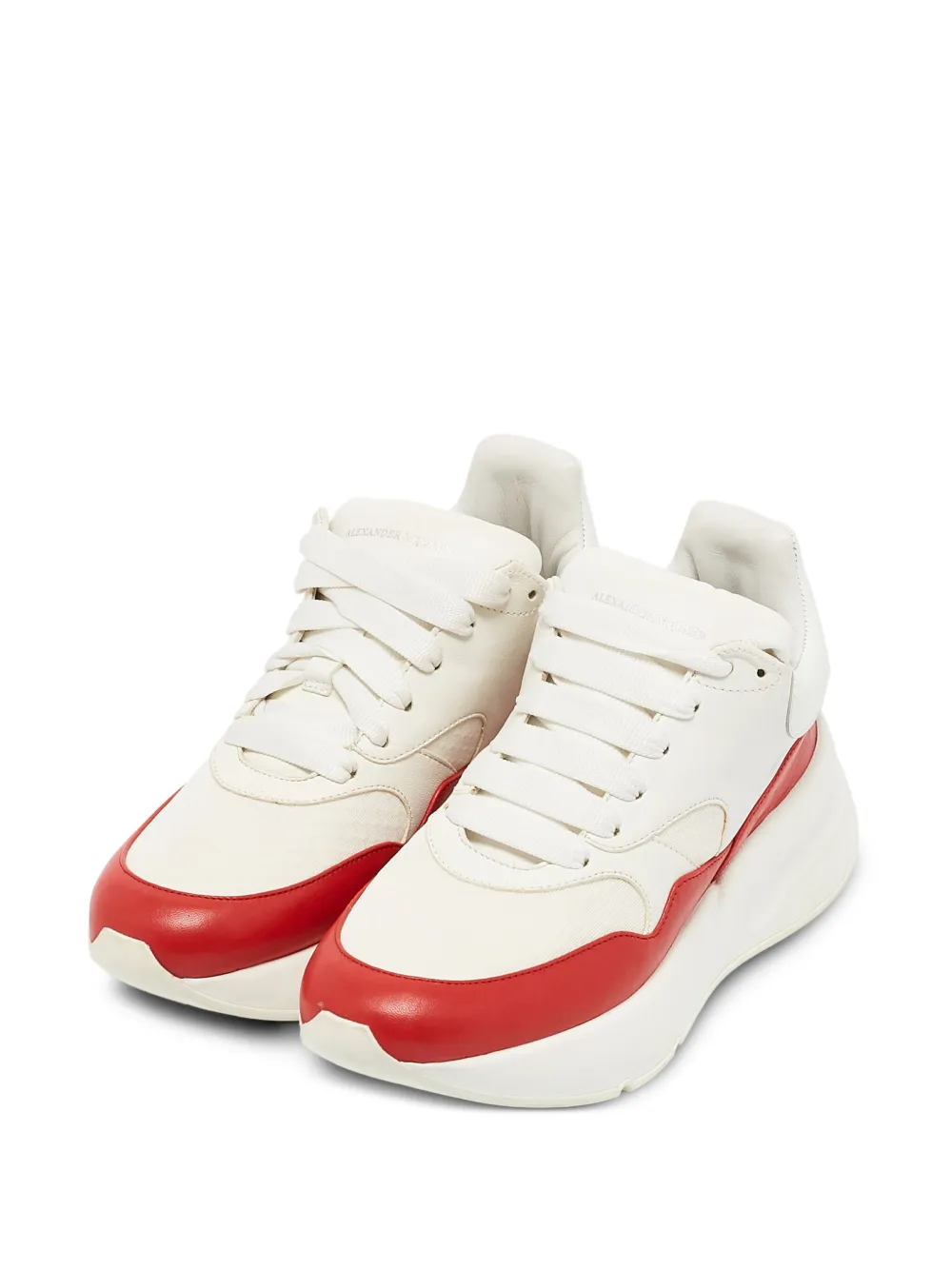 Alexander McQueen Pre-Owned Sneakers met leren zool - Wit