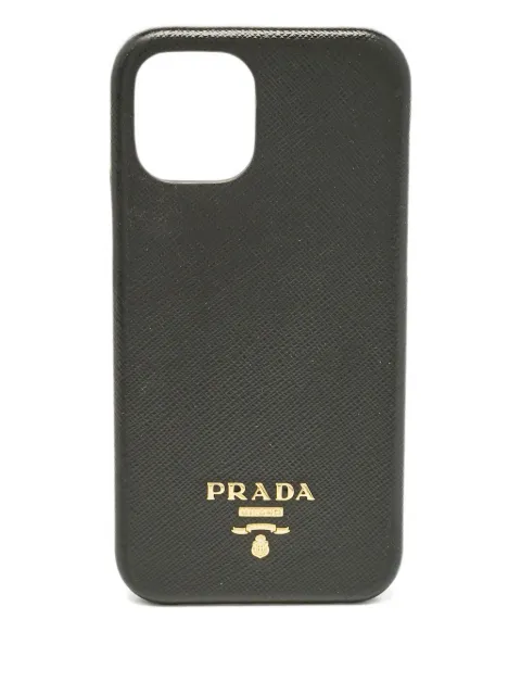 Prada Pre-Owned Iphone 14 leather phone case