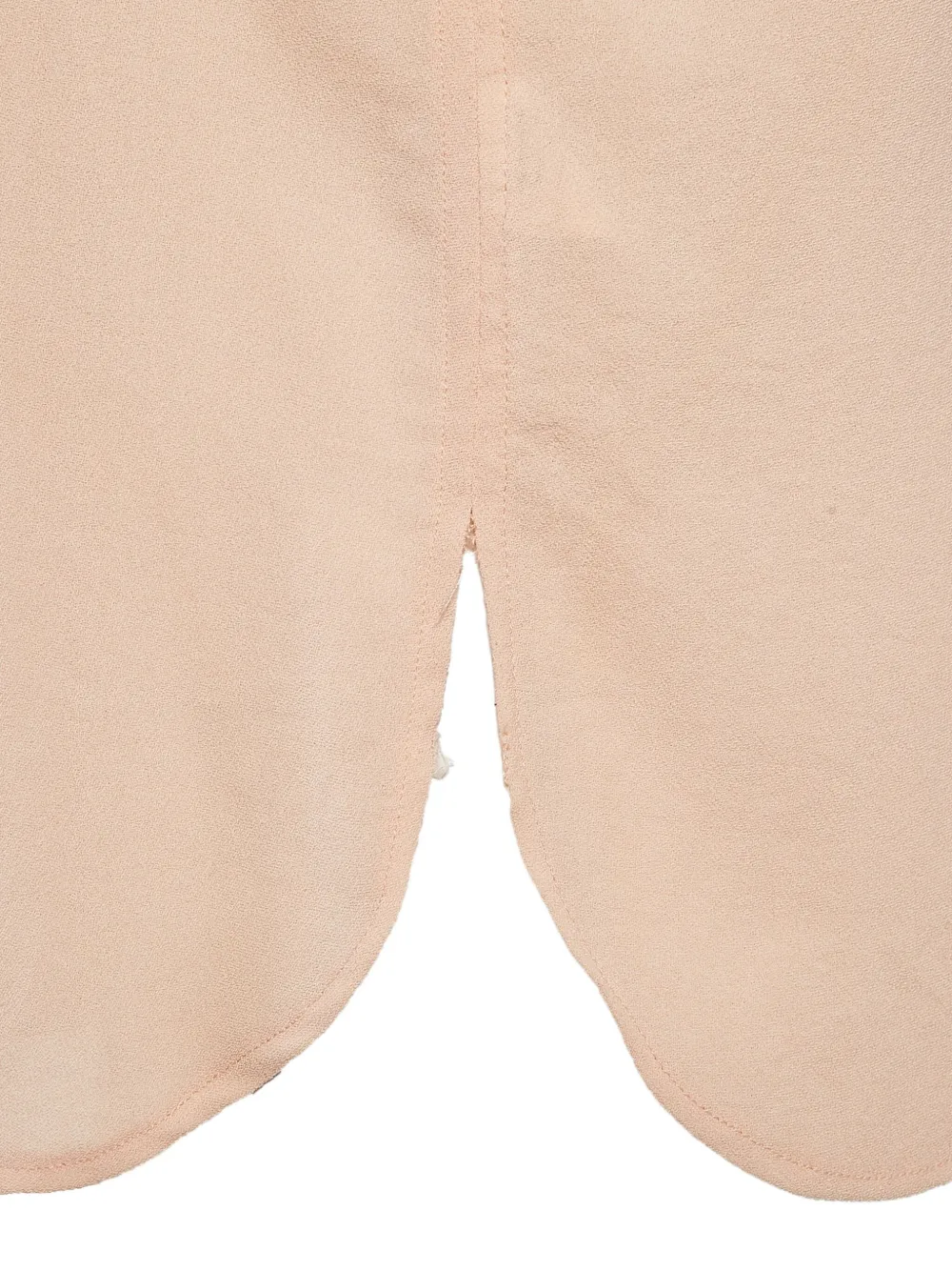 Pre-owned Maje Scalloped-edge Blouse In Pink