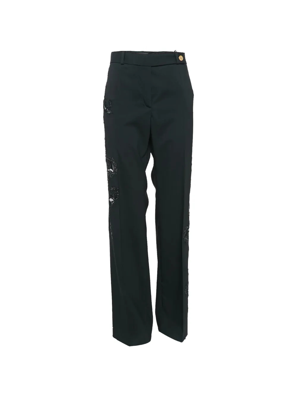 Versace Pre-Owned beaded trousers - Nero