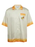 Casablanca Panoramique graphic-print shirt - White