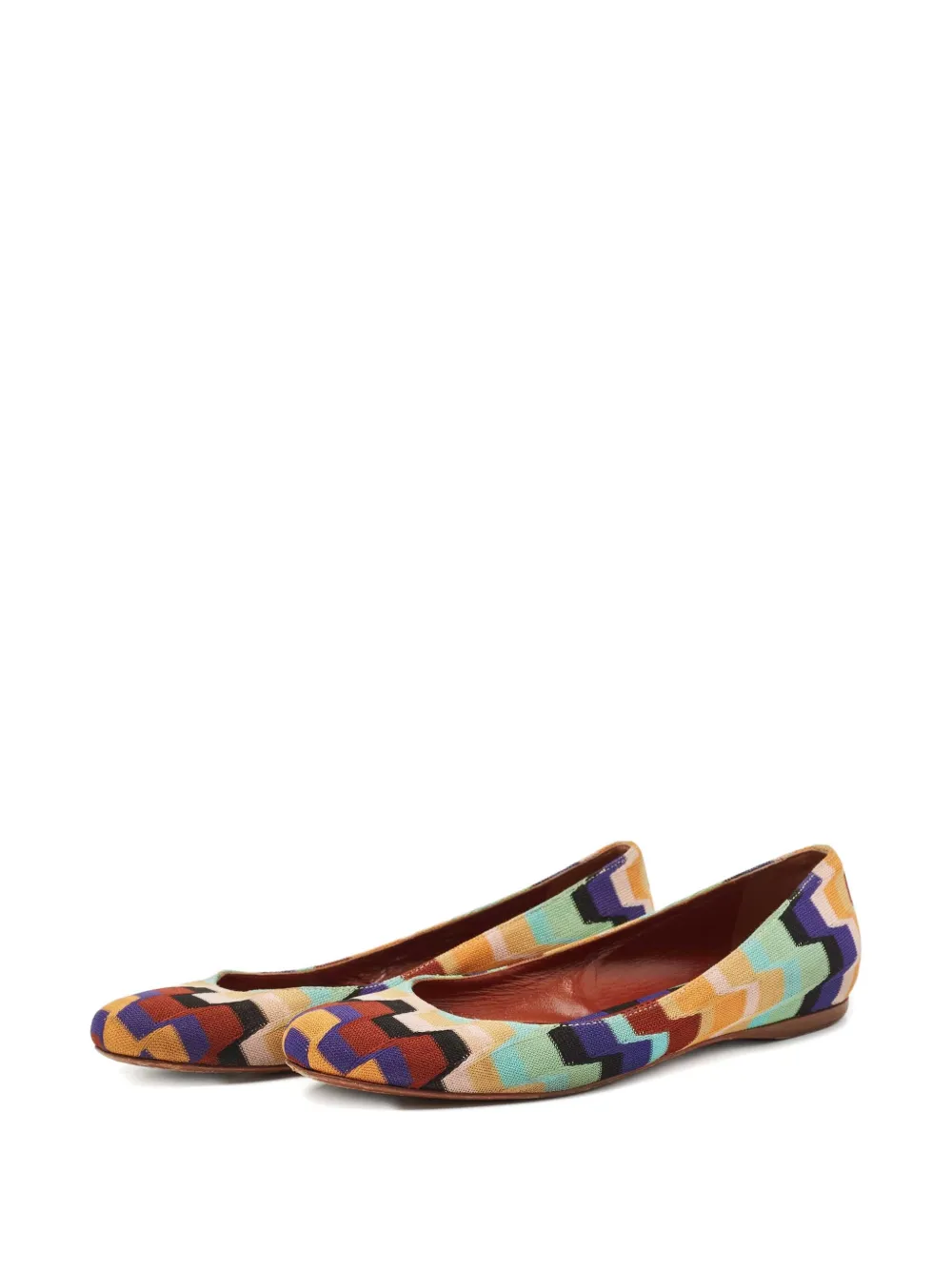 Missoni Pre-Owned Pumps met geometrisch patroon - Rood