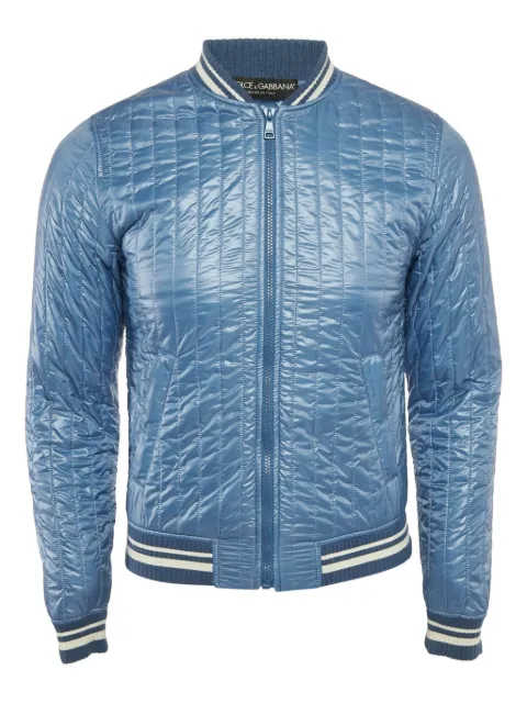 Dolce & Gabbana Pre-Owned chaqueta bómber acolchada con cremallera