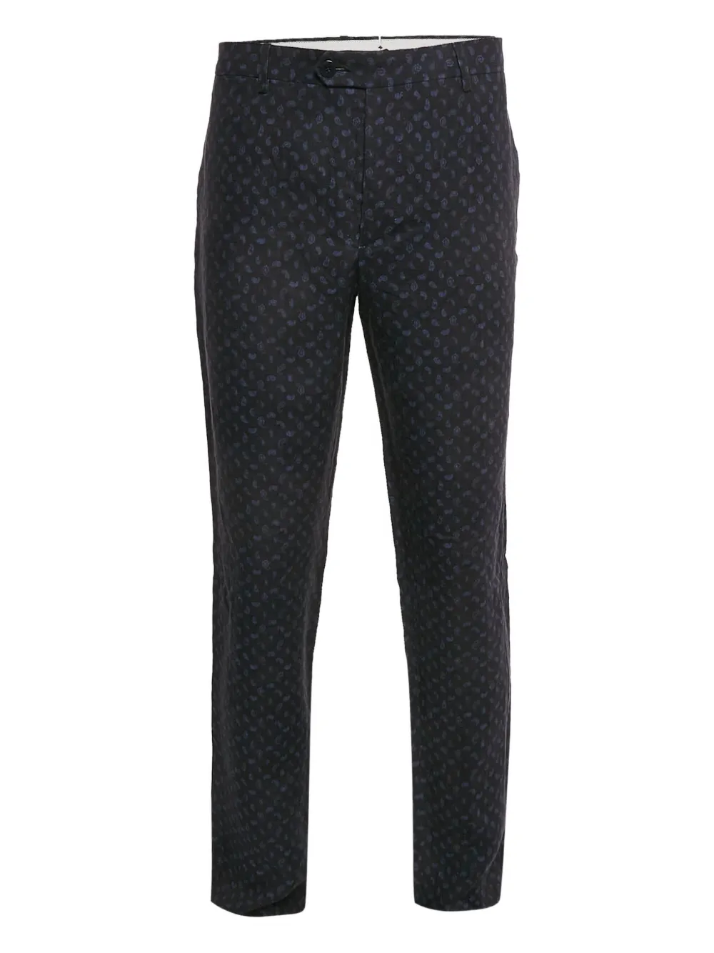 Etro Pre-Owned paisley-print trousers | Blue | Image 1