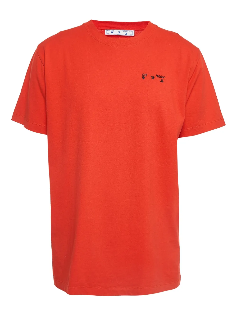 Off-White Pre-Owned cotton embroidery T-shirt | Red | Image 1